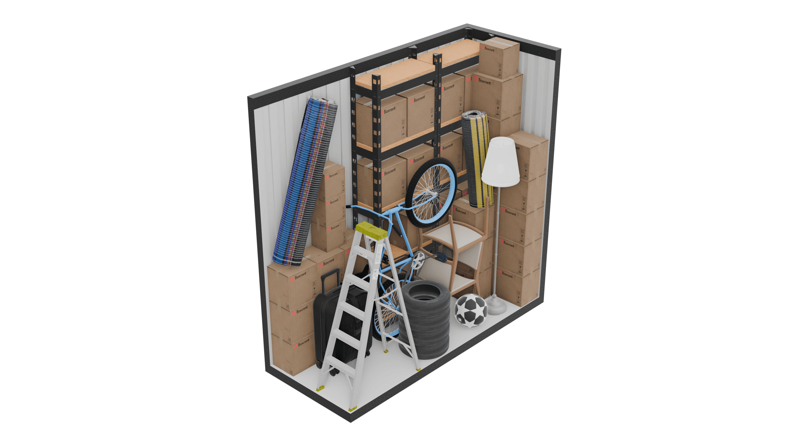 XXS storage unit - 6.5 m³
